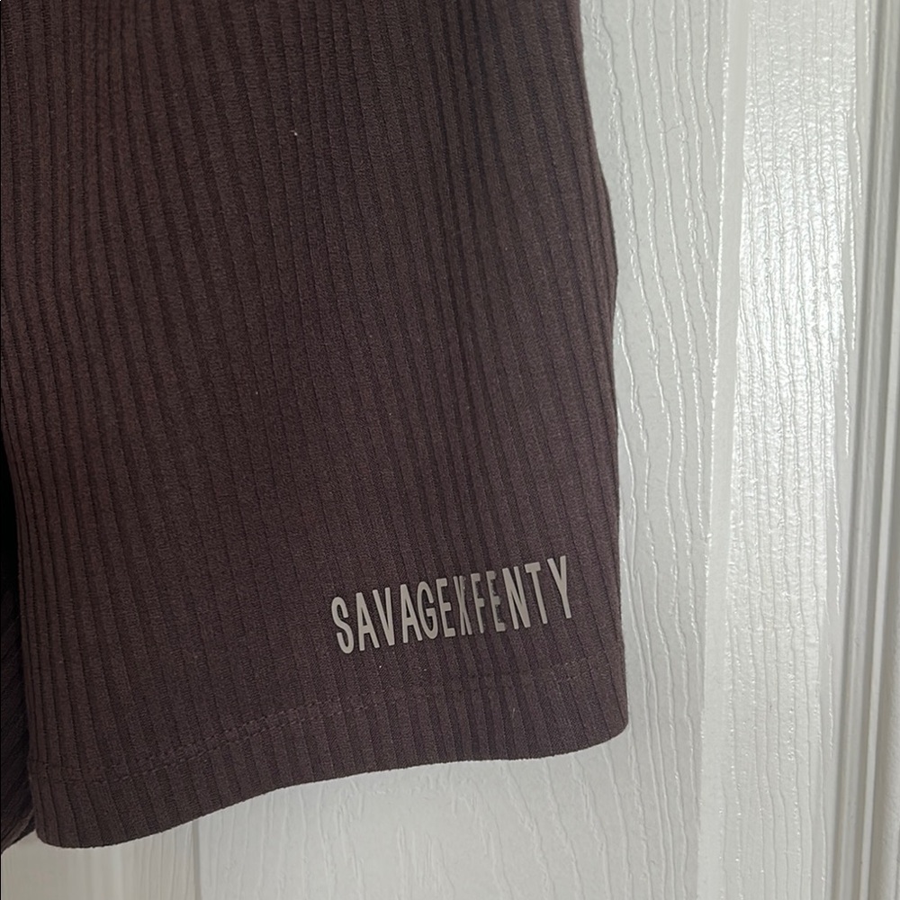 Savage X Fenty Chocolate Ribbed Knitwear - Picture 3 of 4